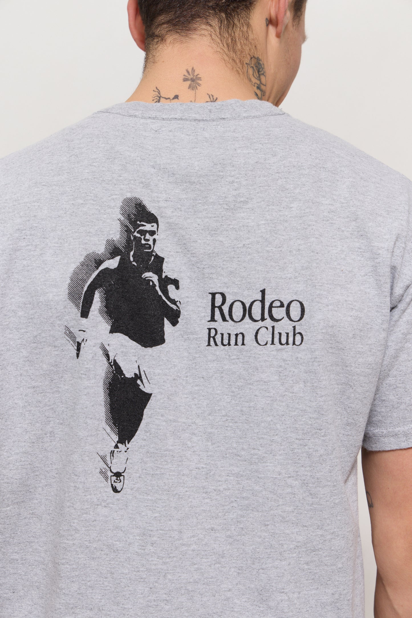 Vintage Rodeo Run Club Pocket Tee - Heather