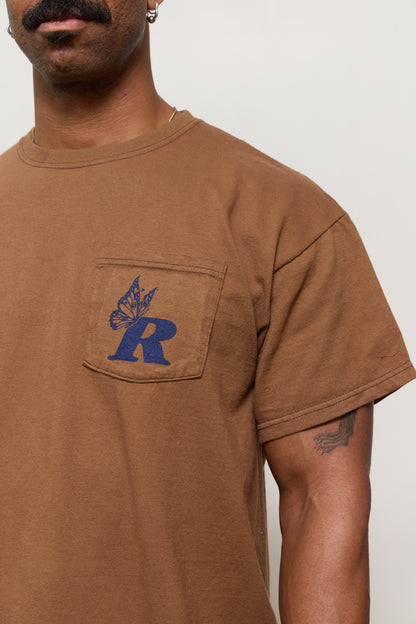 Vintage Belonging Pocket Tee - Brown