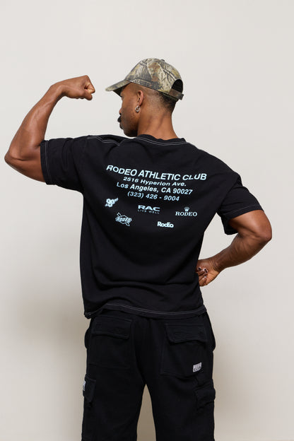 Vintage Dotcom Sponsor Tee - Black