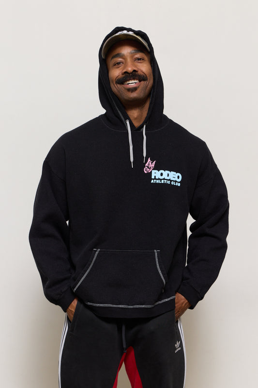 Vintage Belonging Hoodie - Black