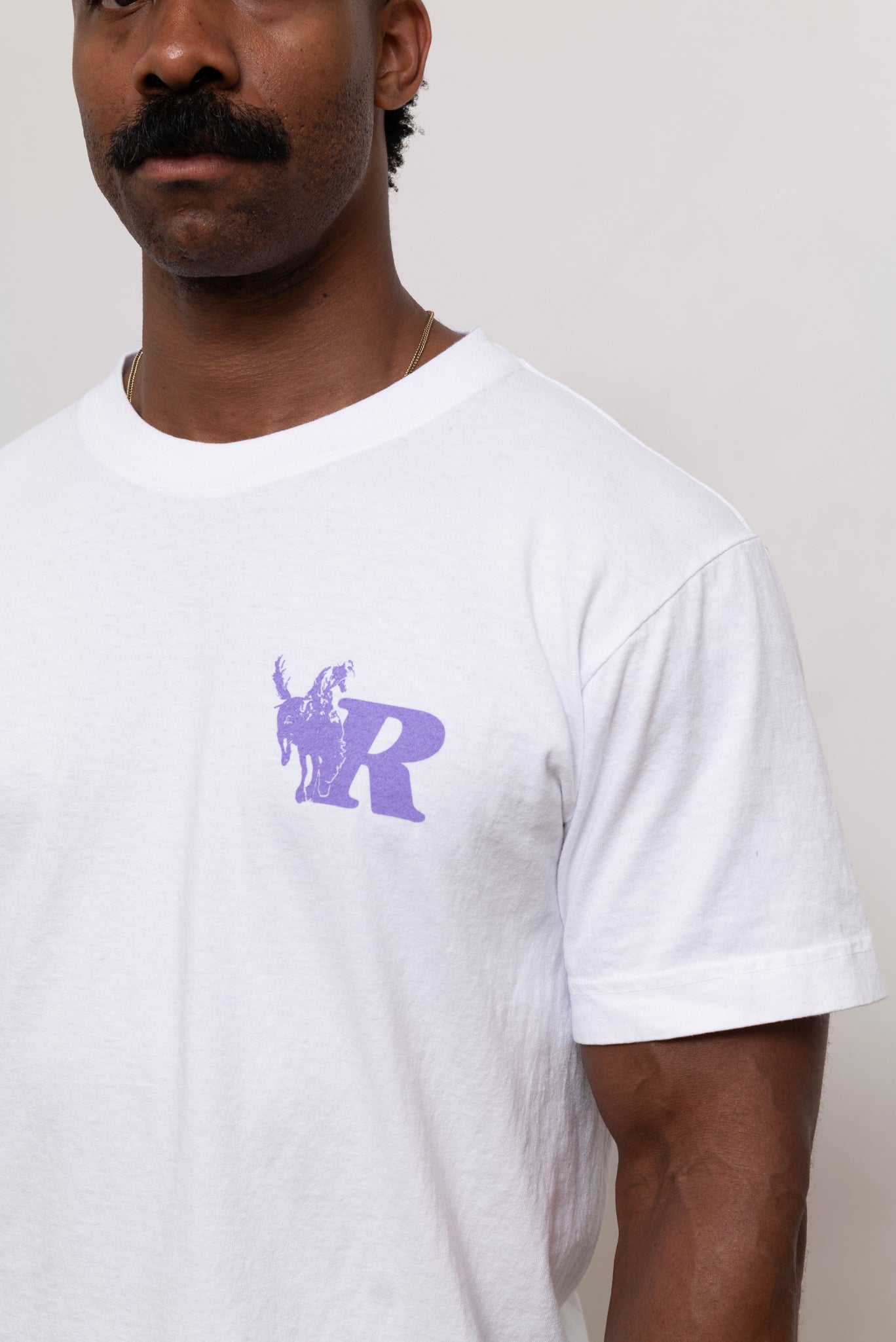 Butts and Backs Tee (White w/Purple)
