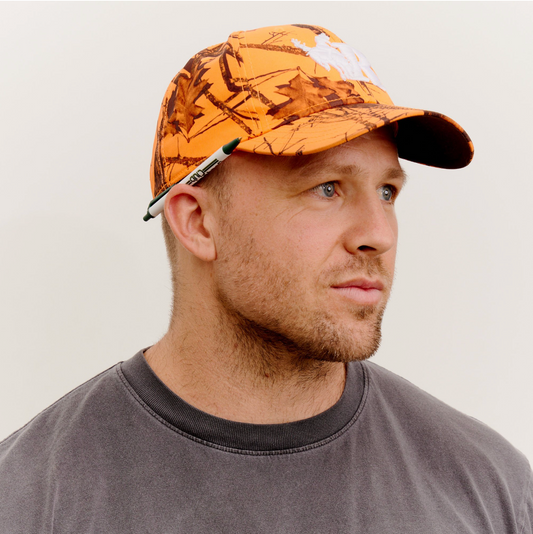 Orange Camo Hat