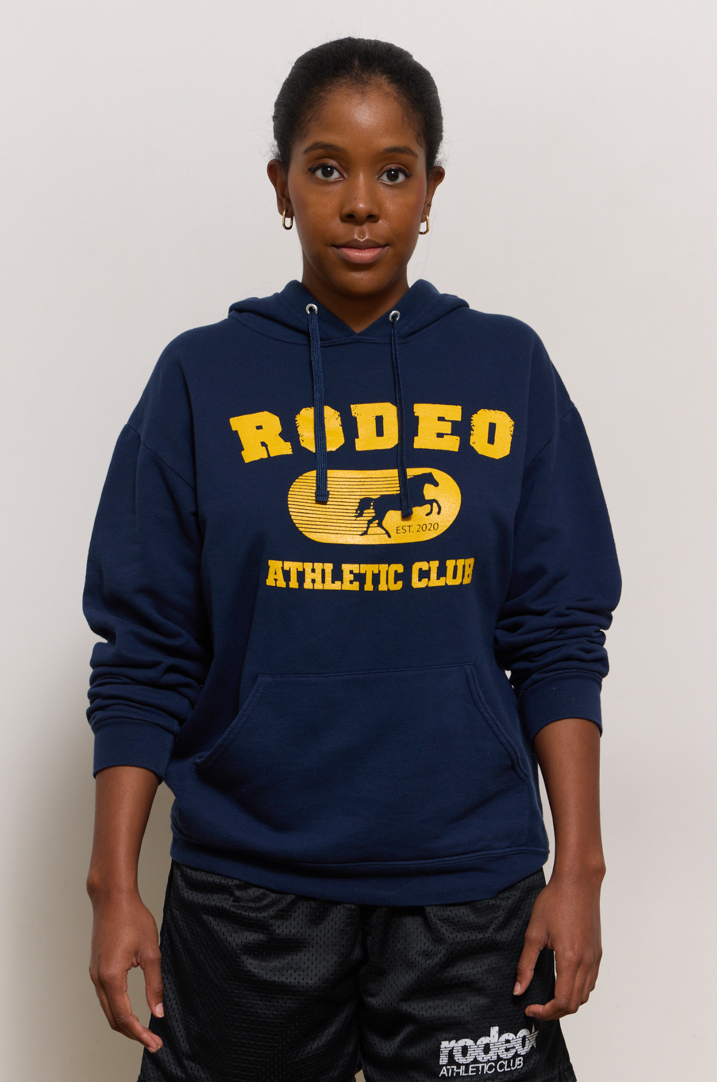 Vintage Collegiate Hoodie - Navy